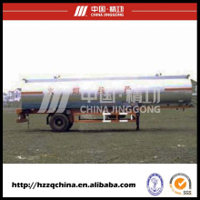 Caminhão de tanque brandnew do aço carbono Q345liquid (HZZ9140GYY) com elevado desempenho para compradores
